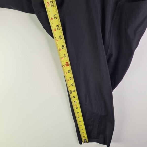 Lululemon Align Pant Deep Black Leggings Capri Running Sports Women SZ 35×30 - Picture 4 of 8